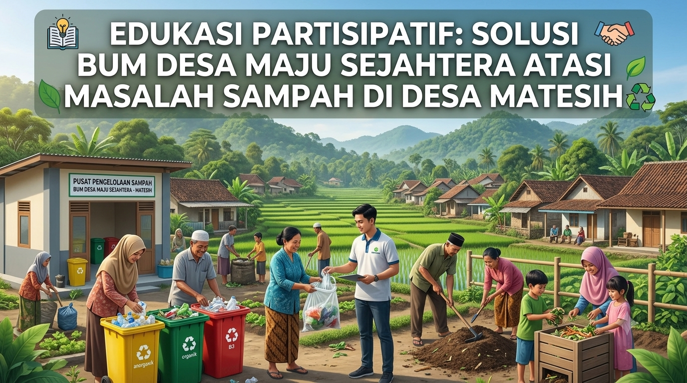 Edukasi Partisipatif: Solusi BUM Desa Maju Sejahtera Atasi Masalah Sampah di Desa Matesih